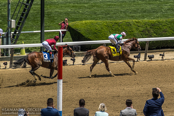 Elite Power wins the Grade II True North Stakes, Belmont Park, Elmont, NY