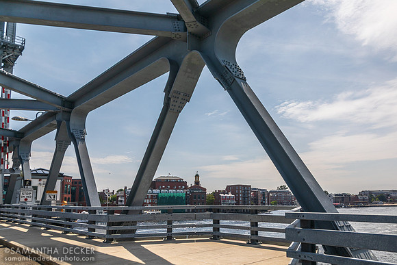 Portsmouth, NH from the Memorial Bridge