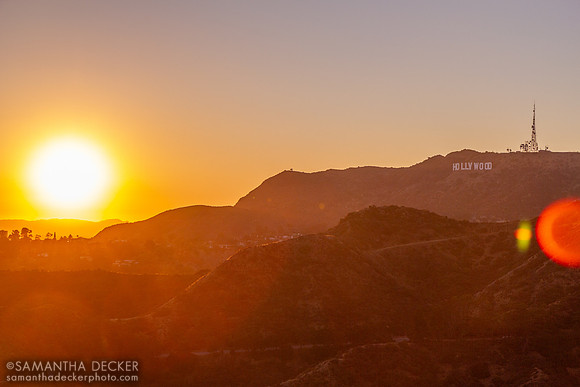 Hollywood Sign seen from Griffith Observatory