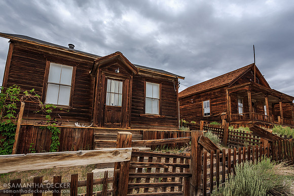 Homes in Bodie Ghost Town