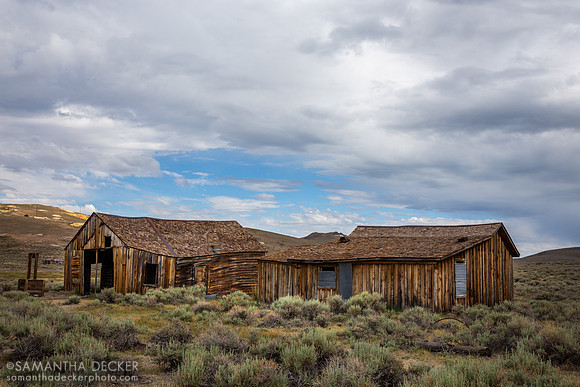 A Couple of Old Homes in Bodie Ghost Town