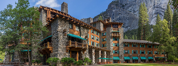 Ahwahnee Daytime Panorama, Yosemite National Park