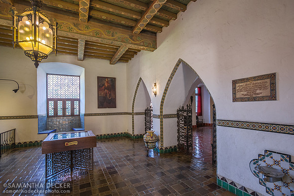 Inside the Santa Barbara Courthouse, California