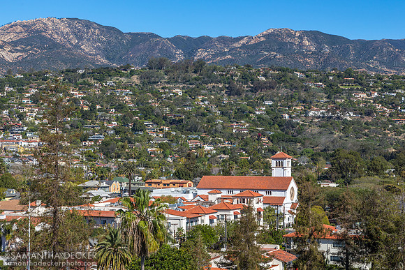 View from the Santa Barbara Courthouse