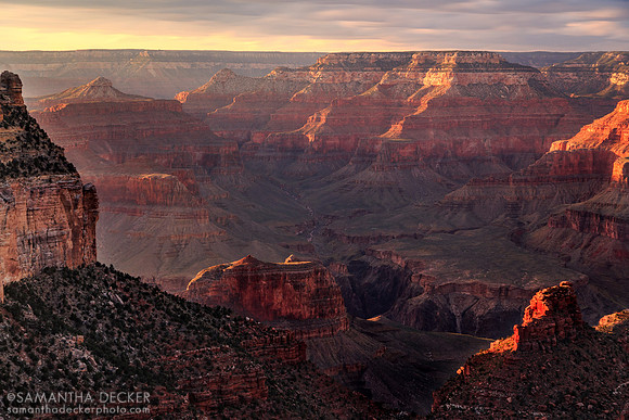 South Rim Sunset, Grand Canyon