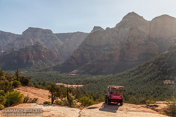 Pink Jeep, Sedona, AZ