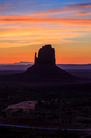 Just Before Dawn at Monument Valley