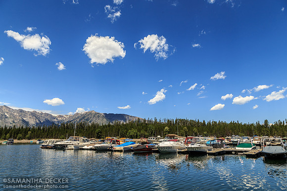 Colter Bay Marina, Grand Teton National Park, Wyoming