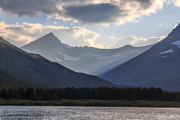 Beautiful Evening Light in Glacier National Park