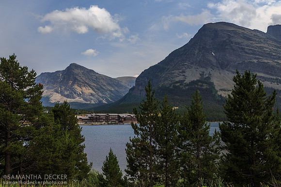Many Glacier Hotel Across the Lake