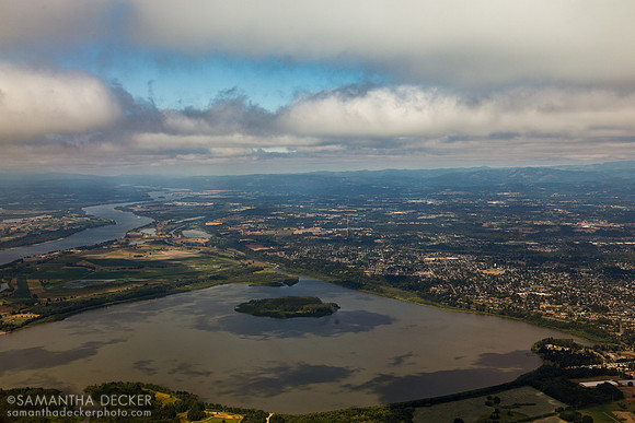 Columbia River from Above