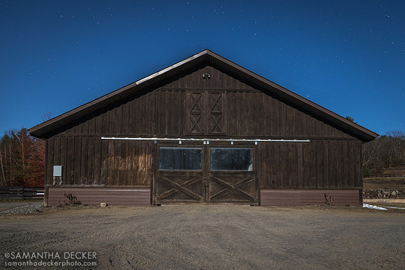 Old Friends at Cabin Creek at Night