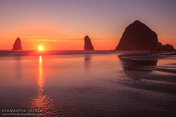 Sunset on Cannon Beach