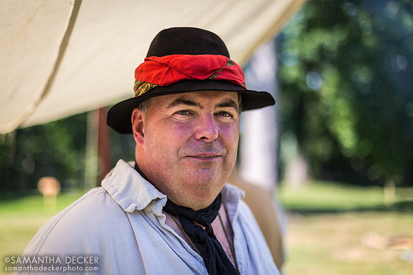 Puppeteer Eric Olsen at 18th Century Day, General Philip Schuyler House