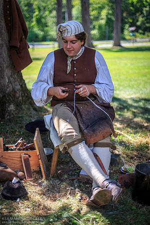 Shoemaker at 18th Century Day, General Philip Schuyler House