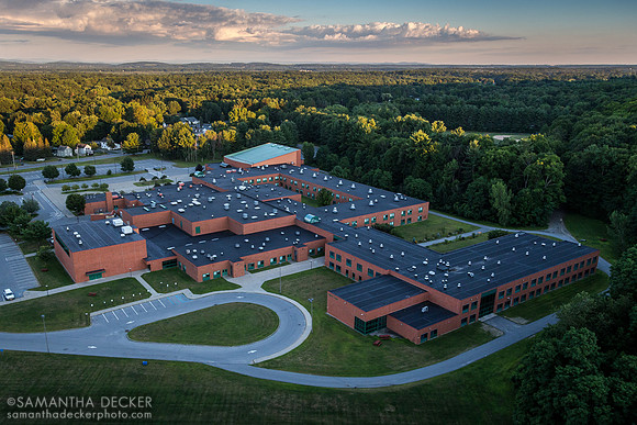 Maple Avenue Middle School from Above, 2015