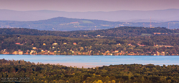 Saratoga Lake from Above