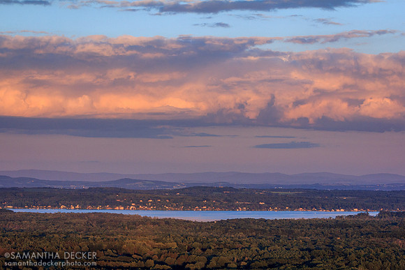 Saratoga Lake from Above