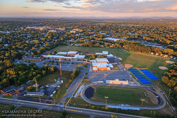 Saratoga Springs High School from Above, 2015