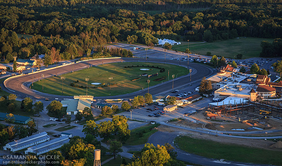Saratoga Harness Track from Above
