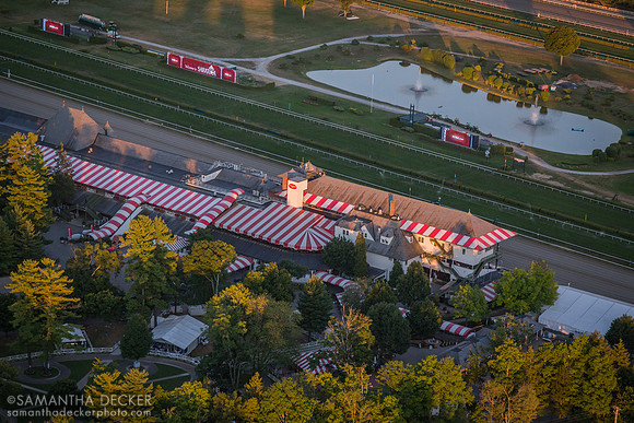 Saratoga Race Course from Above, 2015