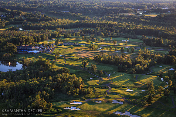 Saratoga National Golf Course from Above, 2015