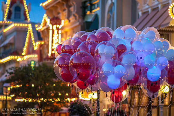 Balloons on Main Street, Magic Kingdom