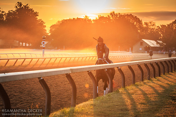 Another Sunrise at the Oklahoma Training Track, 2015