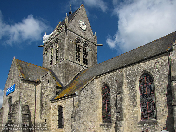 Notre-Dame-de-l’Assomption, Sainte-Mère-Église, Normandy, France, 2009