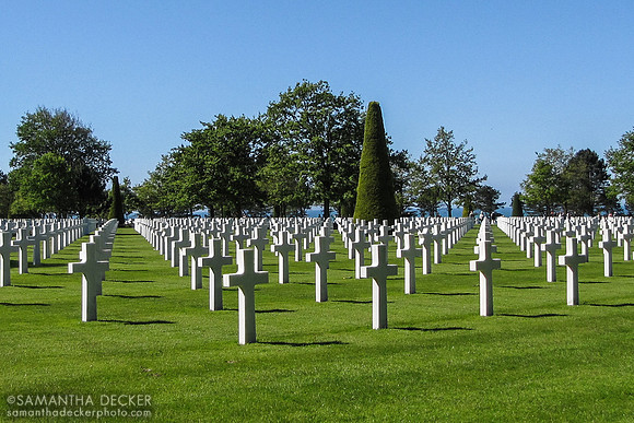 American Cemetery at Colleville-sur-Mer, France, 2009