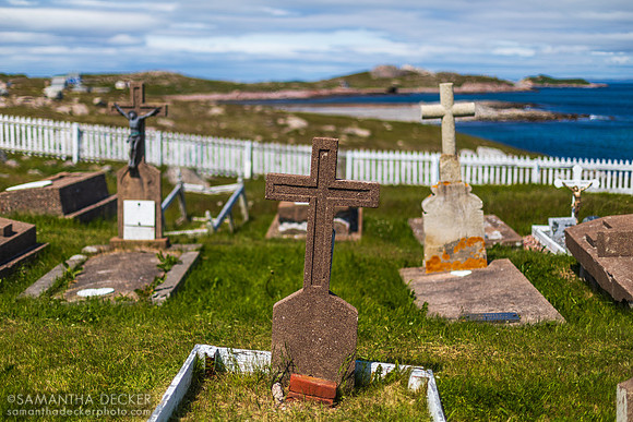 Le cimetière à l'Île aux Marins