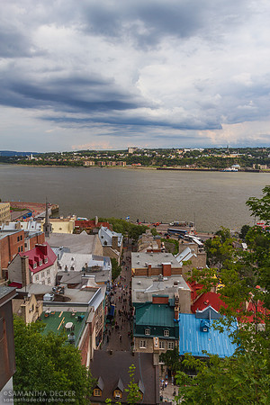Québec and the St. Lawrence River from Above
