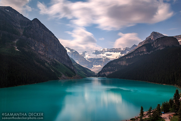 Clouds Paint the Sky, Lake Louise
