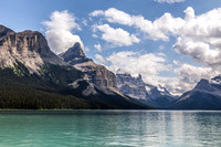 Looking Out Onto Maligne Lake