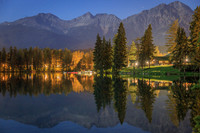 Lac Beauvert at Night