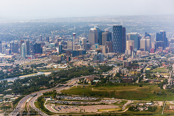 Looking Down on Calgary