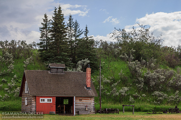Blacksmith Shop, Bar U Ranch National Historic Site, Alberta