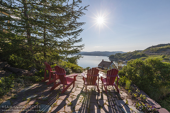 What A Nice Place to Sit and Relax at the Artisan Inn, Trinity, Newfoundland