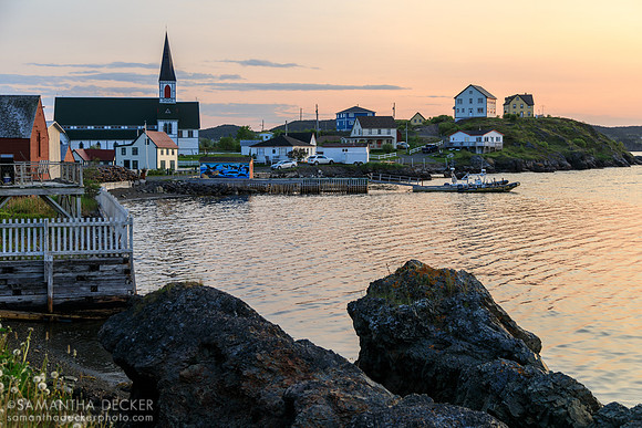 Sunset in Trinity, NL