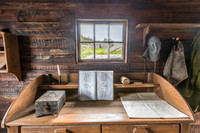 Inside Thomas Hutchings' House, Random Passage Site, New Bonaventure, Newfoundland