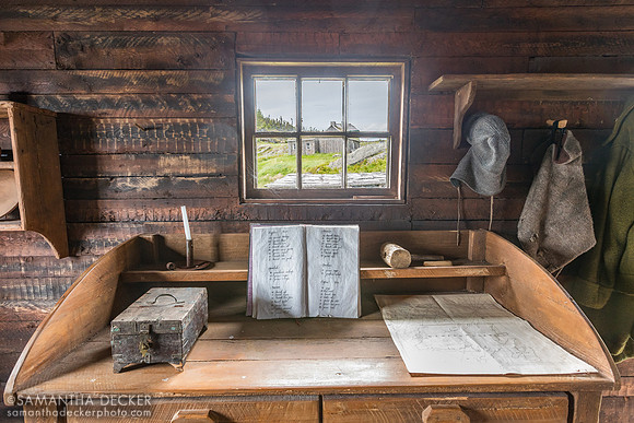 Inside Thomas Hutchings' House, Random Passage Site, New Bonaventure, Newfoundland