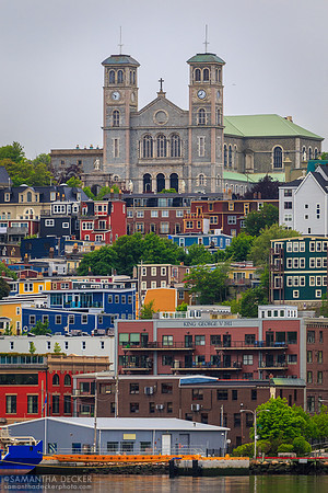 Basilica of St. John the Baptist Seen from the Battery, St. John's, NL