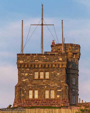A Close Up of the Signal Hill Tower