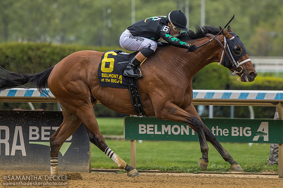 Irish Maxima wins the 2026 Grade II Ruffian Stakes