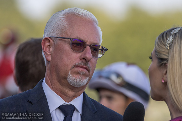 Acacia talks to Todd Pletcher