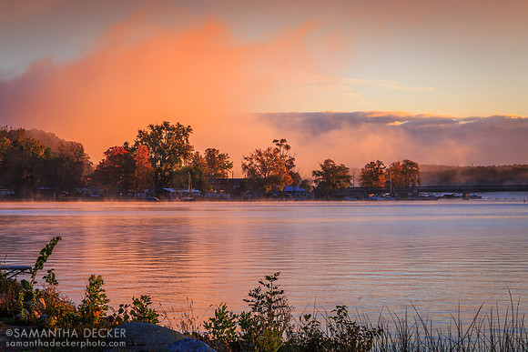 A Beautiful Fall Sunrise on Saratoga Lake