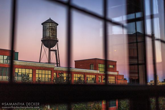 Water Tower and Apartment Building in Syracuse, NY
