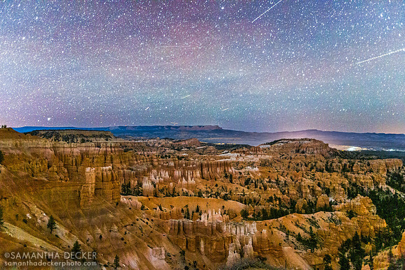Starry Night Over Bryce Canyon