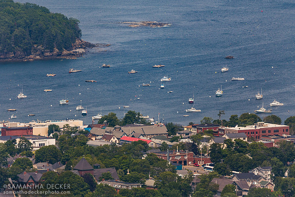 Bar Harbor, ME from Cadillac Mountain