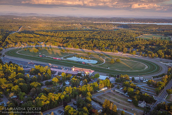 Saratoga Race Course from Above